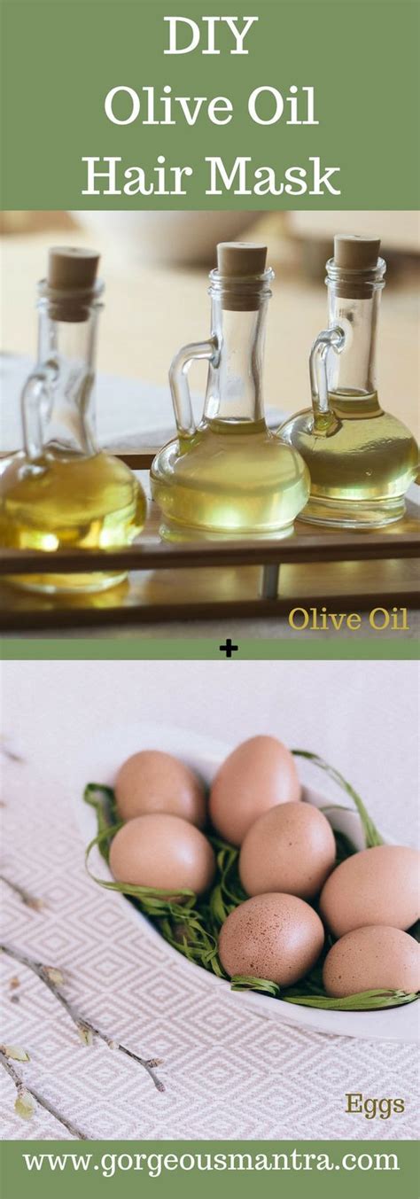 Use This Diy Olive Oil Hair Mask For Conditioning Hair And Improving Hair Growth Olive Oil