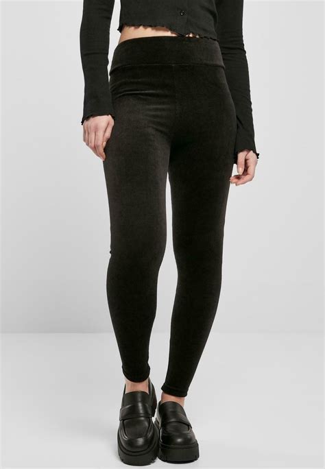 Urban Classics High Waist Leggings Hosen Black Schwarz Zalando At