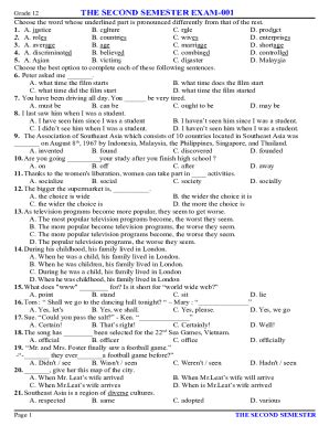 Fillable Online PSAT NMSQT Practice Test 1 SAT Suite Of