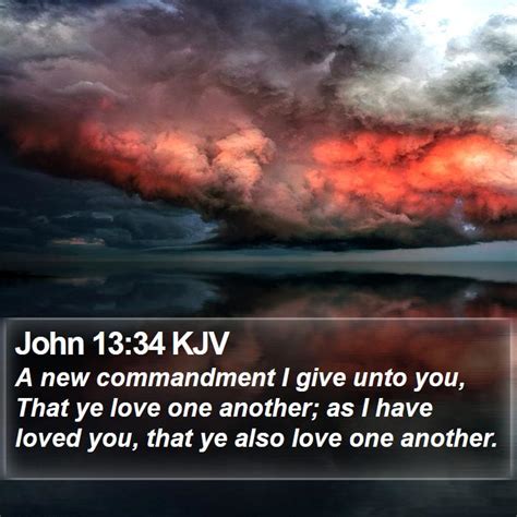 John 13:34 KJV Bible Verse Images