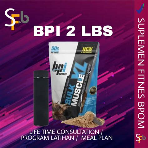 Jual Bpi Bulk Muscle Xl Lbs Gram Weight Gainer Shopee Indonesia