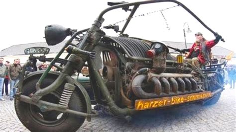 15 Weirdest Monster Motorcycles In The World Youtube