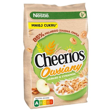 Nestl Cheerios Owsiany Chrupi Ce P Atki Owsiane Jab Ko Cynamon G