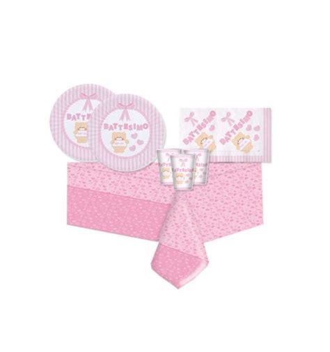 Kit N Pz Coordinato Tavola Battesimo Bambina