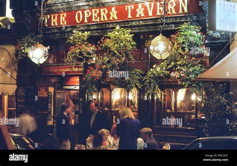 The Opera Tavern Covent Garden London England Uk Circa 1980s