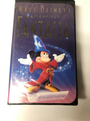 Walt Disney S Masterpiece Fantasia Vhs Tape Very Rare Values Mavin