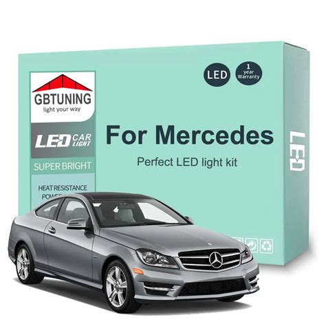 LED Interior Light Bulb Kit For Mercedes Benz MB C E S M Class W202