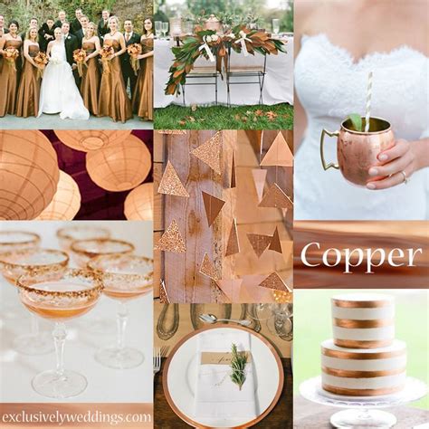 10 Awesome Wedding Colors You Havent Thought Of Copper Wedding And