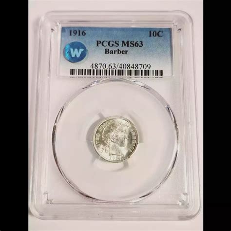 Pcgs Ms Barber Barber Dime Sight White Bob Paul Rare Coins