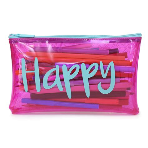 Happy Flat PVC Pencil Case Brydens Retail Inc