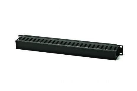 Кабельный органайзер горизонтальный Hyperline CM-1U-PL-COV купить в ...