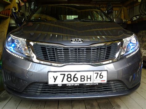 часть 1 замена штатного освещения на светодиоды — KIA Rio (3G), 1,4 л ...