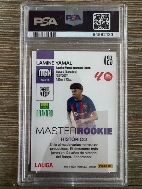 Lamine Yamal Megacracks Liga Ea Sports Rookie Rc Psa Gem Mt