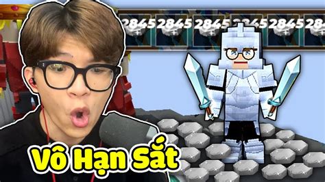 Khangg Hack SẮt VÔ HẠn Trong Blockman Go Bedwars Troll NgƯỜi LẠ VÀ CÁi