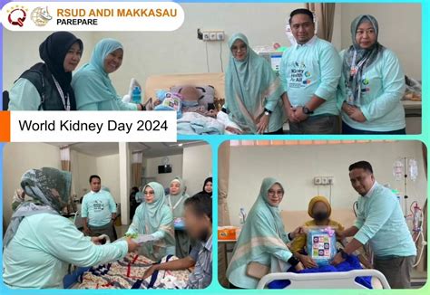 Rsud Andi Makkasau Parepare Berbagi Souvenir Peringati World Kidney Day