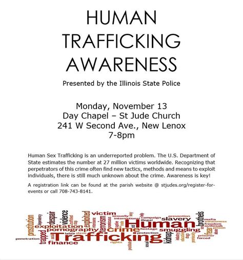 Nov 13 Human Sex Trafficking Awareness New Lenox Il Patch