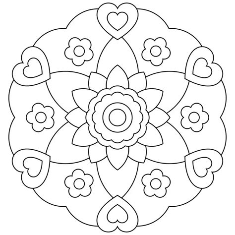 Mandalas De Flores Para Colorear E Imprimir