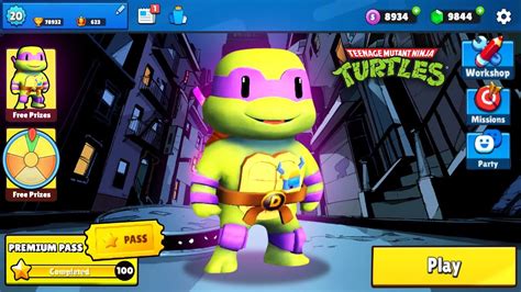 Update Ninja Turtles X Stumble Guys Is Here 0 70 Youtube