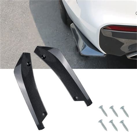 Amazon Pcs Rear Bumper Diffuser Spoilers For Cars Inch