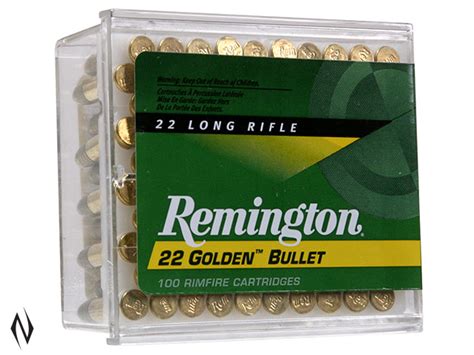 Nioa Remington 22lr 40gr Hv Rn Golden Bullet 100 Pk 1255fps