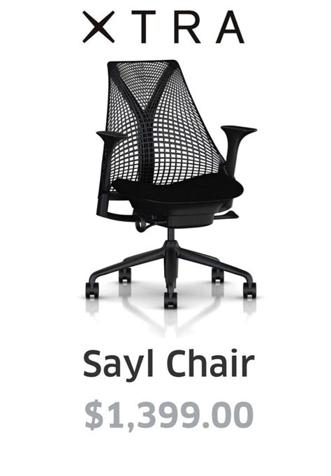 Herman Miller Sayl Ergonomic Office Chair Full Black Colour