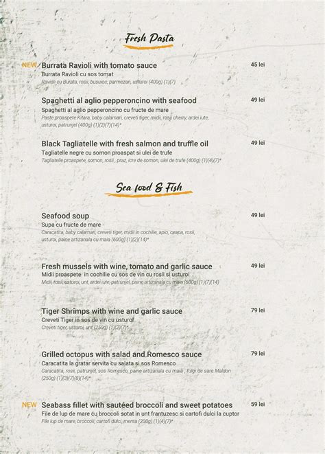 MENU_FOOD - Nomad Skybar