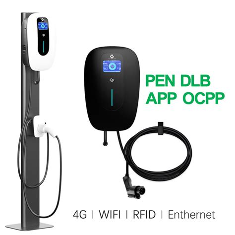 Ip 65 Fast 22kw 32a 3 Phase Wallbox Electric Car Charging Station Ev Charger With Factory Price