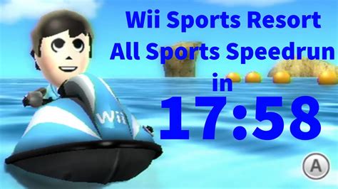 Wii Sports Resort All Sports Speedrun In Youtube