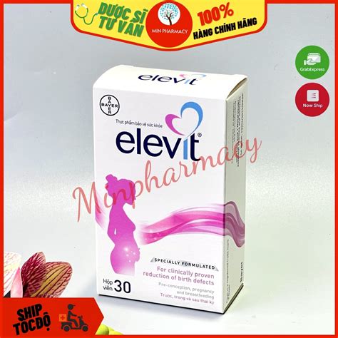 Elevit Bayer Vi N U Ng B Sung Vitamin V Kho Ng Ch T Cho B B U L H P