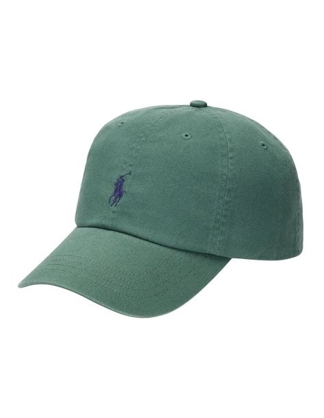 Polo Ralph Lauren Cotton Chino Ball Cap In Green Myer