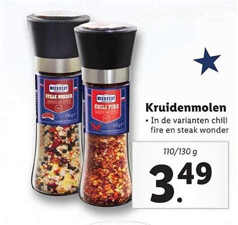 Mcennedy Kruidenmolen Aanbieding Bij Lidl Folders Nl