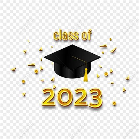 Graduation Class Of 2023 Gold Star Semester End Doctoral Cap Graduation