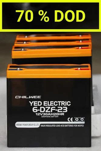 Lead Acid VRLA SMF Chilwee Electric Scooter Batteries 12 V At Best