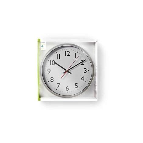 HORLOGE MURALE 30 CM BLANC NEDIS