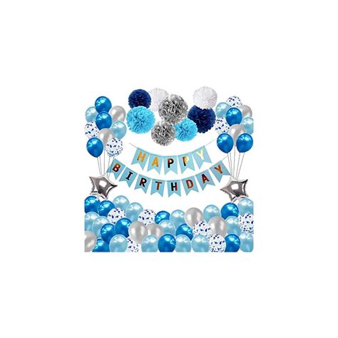 Party Propz Happy Birthday Decoration Kit Combo Banner Balloon