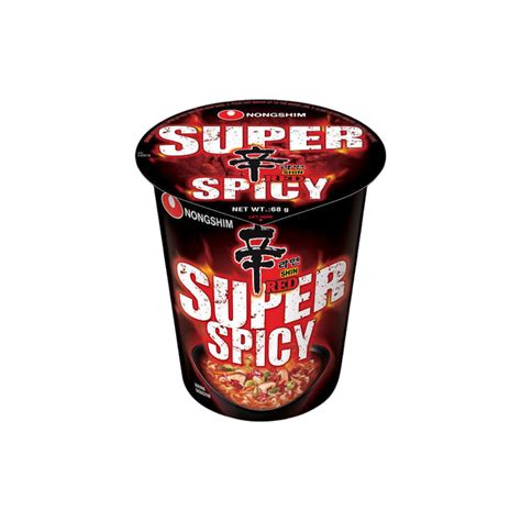 Nongshim Shin Red Super Spicy Cup Noodle Matthews Foods Online