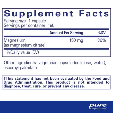 Magnesium (citrate) - BioMed Health Center