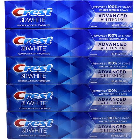 Crest D White Advanced Whitening Bielime