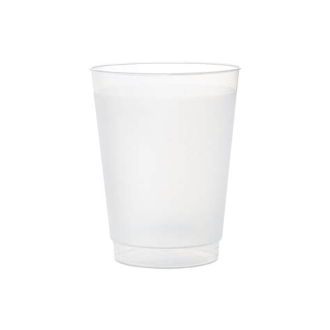 10 Oz Wedding Frosted Plastic Cup