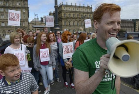 For The Love Of Ginger More Than 100 Redheads March Through Edinburgh