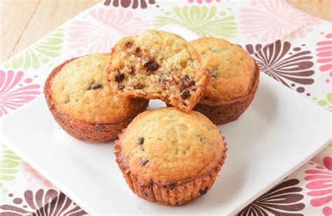 Sour Cream Chocolate Chip Banana Bread Muffins