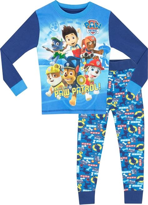 Paw Patrol Boys Pajamas Amazonca Clothing Shoes And Accessories