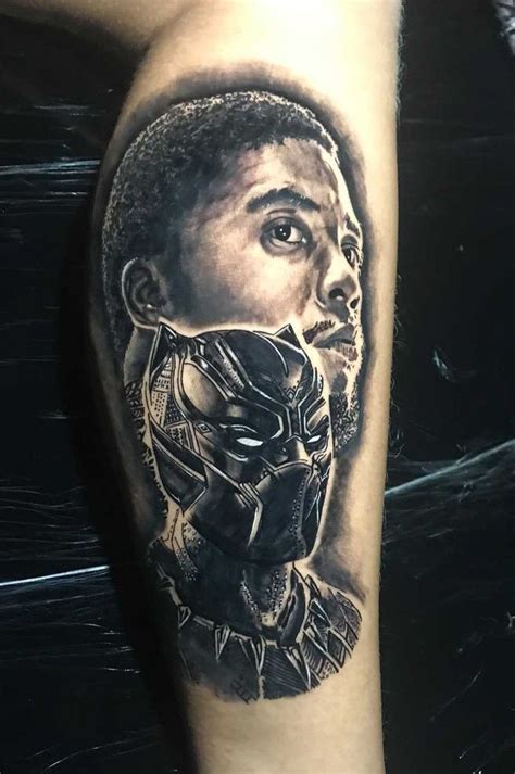 Tatuagem Pantera Negra Tattoo Black Panther Black Panther Portrait