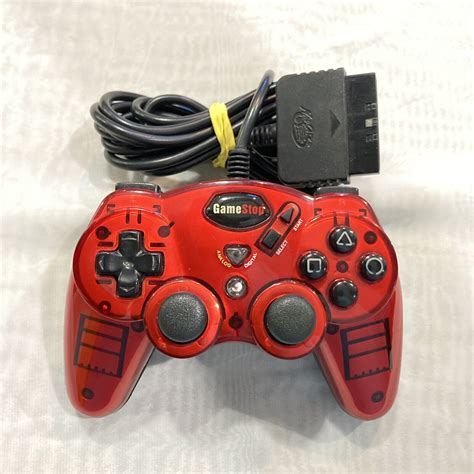 Madcatz Sony Playstation 2 Controller 8236 Red Game Stop Edition Tested Ebay