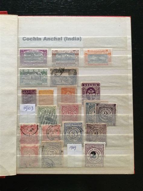 India Old States Two Stock Books A5 Michel Catawiki