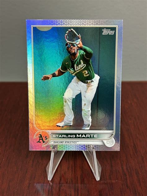 Topps Series Rainbow Silver Foil Starling Marte Oakland