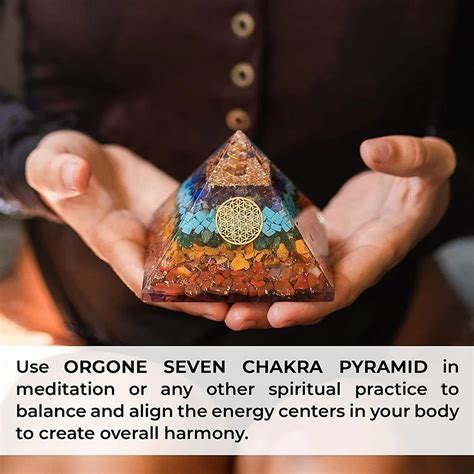 Multicolor Seven Chakra Life Of Tree Orgone Pyramid For Healing At Rs