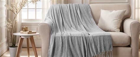 Amazon Battilo Home Grey Chenille Throw Blanket For Couch