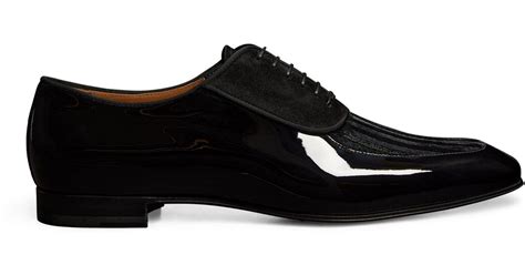 Christian Louboutin Lafitte Leather Oxford Shoes In Black For Men Lyst