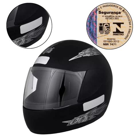 Capacete Pro Tork Liberty Four Masculino Feminino Preto AL Moto Parts